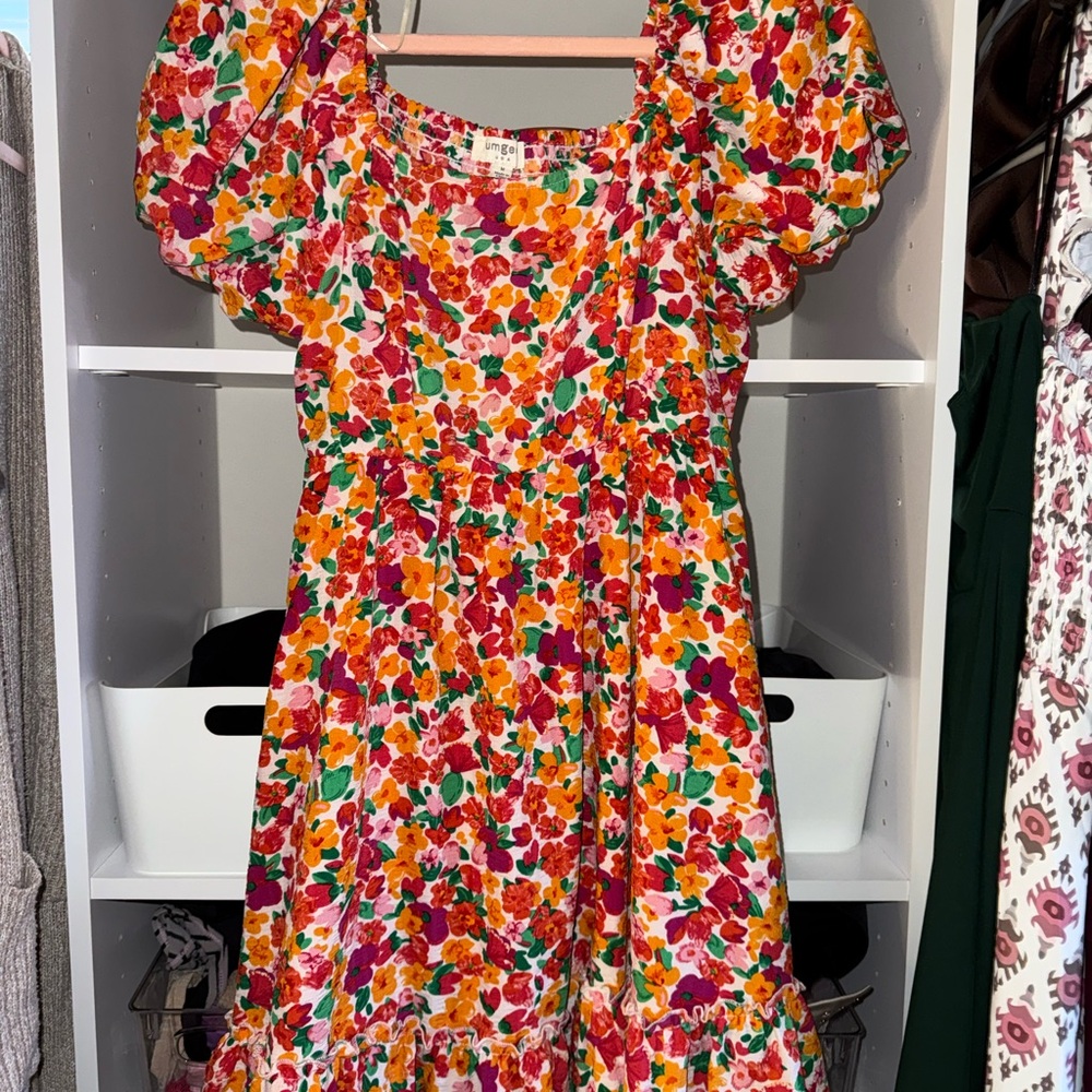 Umgee Multicolor Maternity Floral Dress